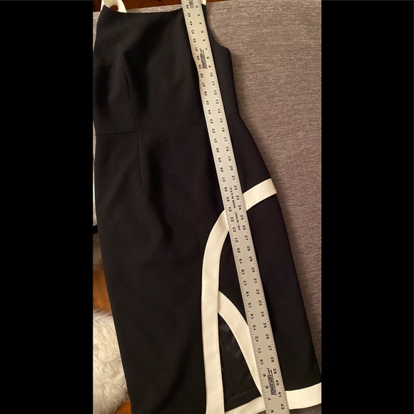 Black Halo Dress Black & White Sheath Dress size 8 - Picture 8 of 13